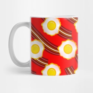 BACON And Eggs Pattern Mug